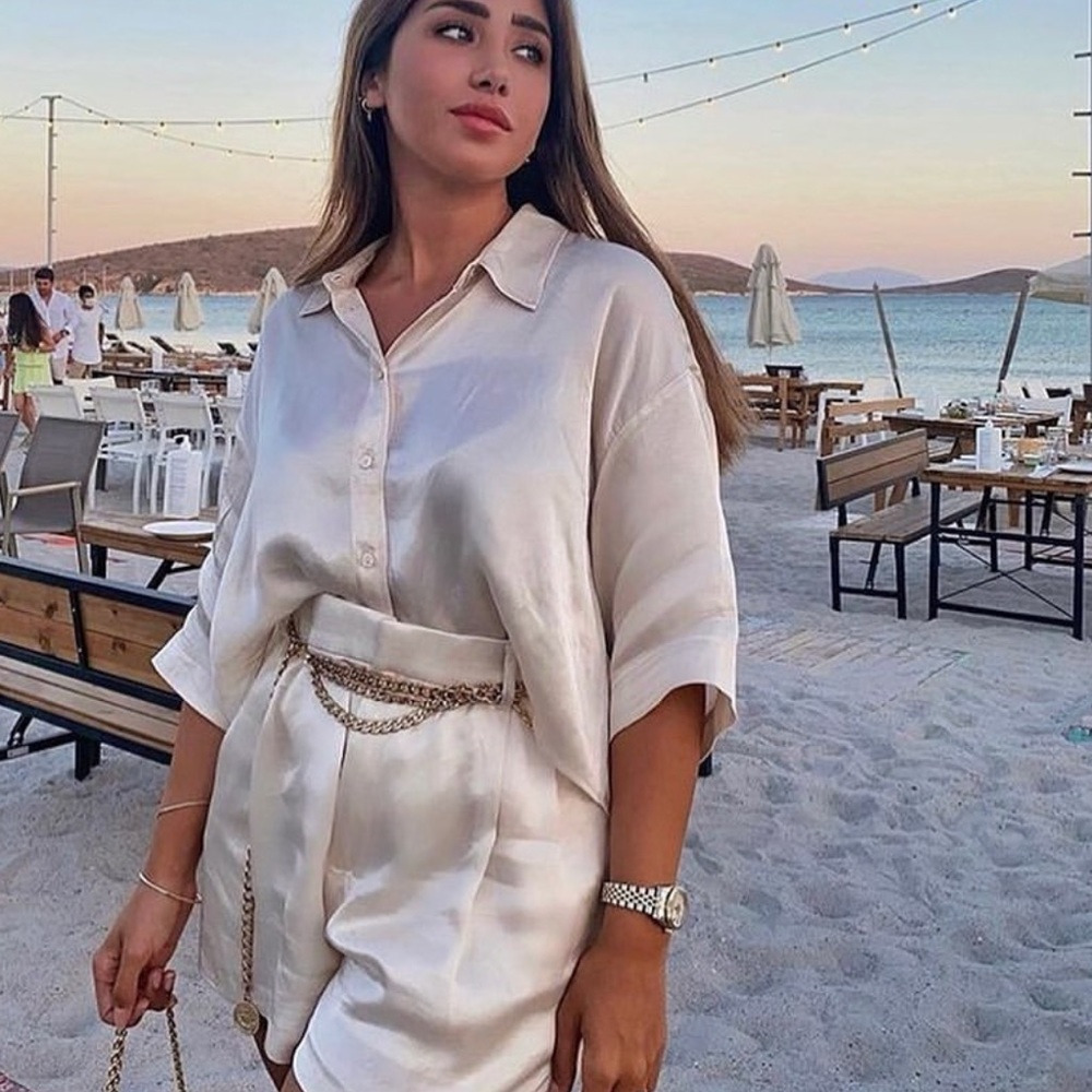 Mango chain belt bloggers favorite rare🌺❤️ - Picture 6 of 12